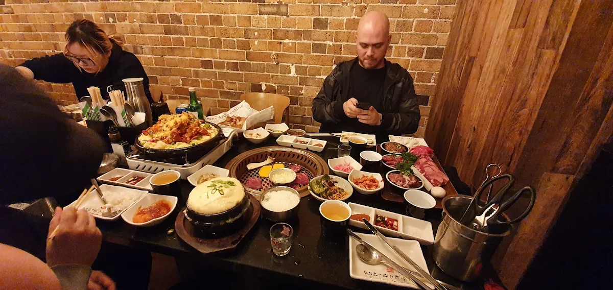 Korean BBQ, Myung jang and Obaltan restaurant