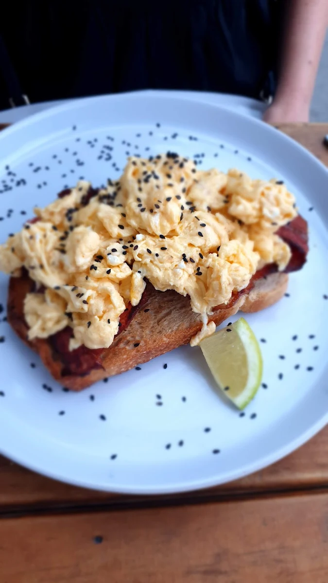 Scrambled Eggs on Toast