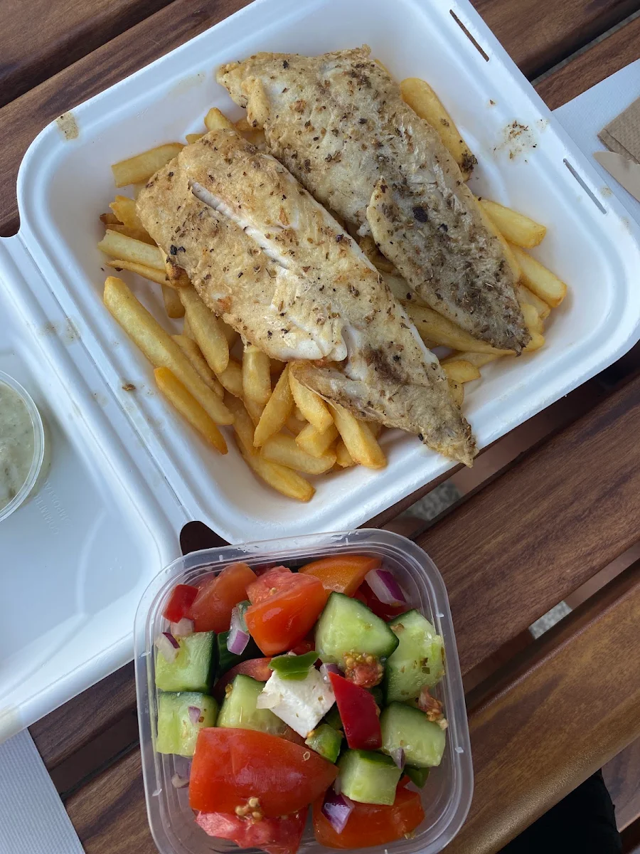 Fish Pack with Chips - Grilled