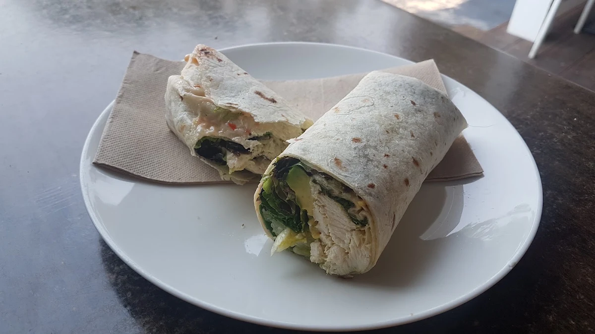 Chicken Wrap, 8 knots Cafe