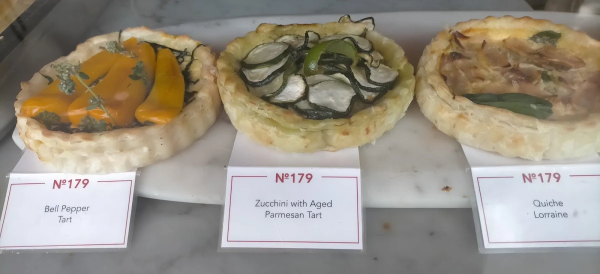 Savoury Tarts, 179 Domain Food and Wine