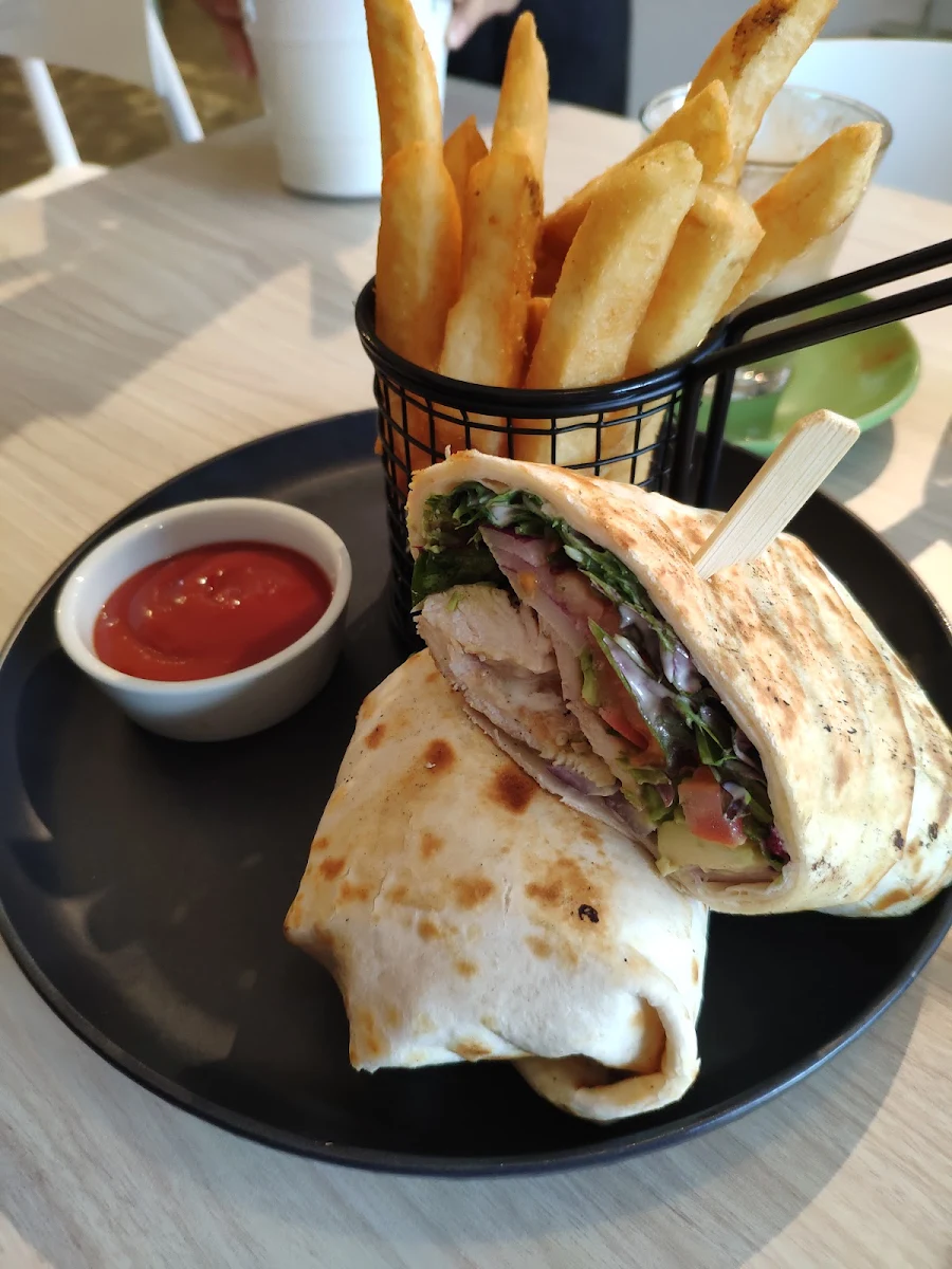 Burmese Chicken Wrap
