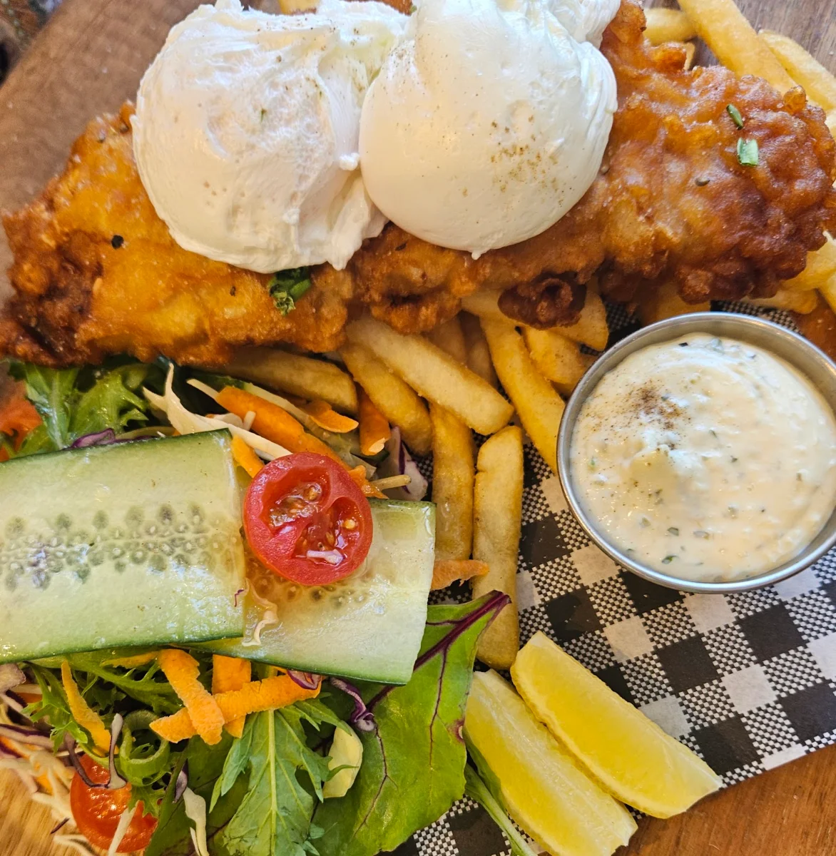 Fish and Chips 2 Eggs