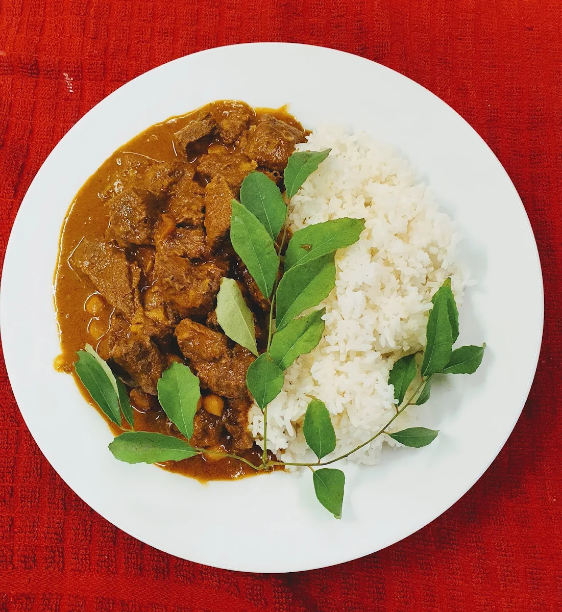 Singapore Chicken Curry & Rice