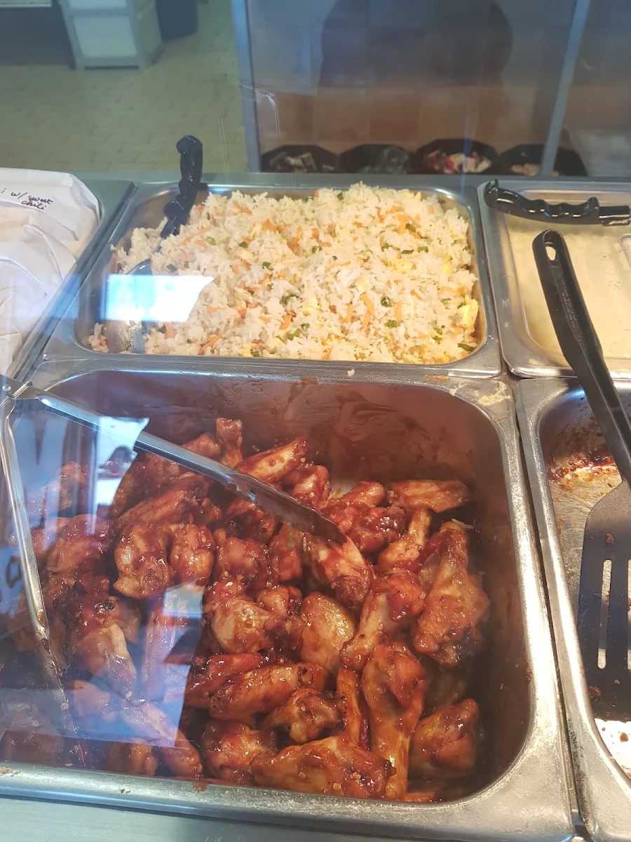 Sticky Wings and Fried Rice Chicken