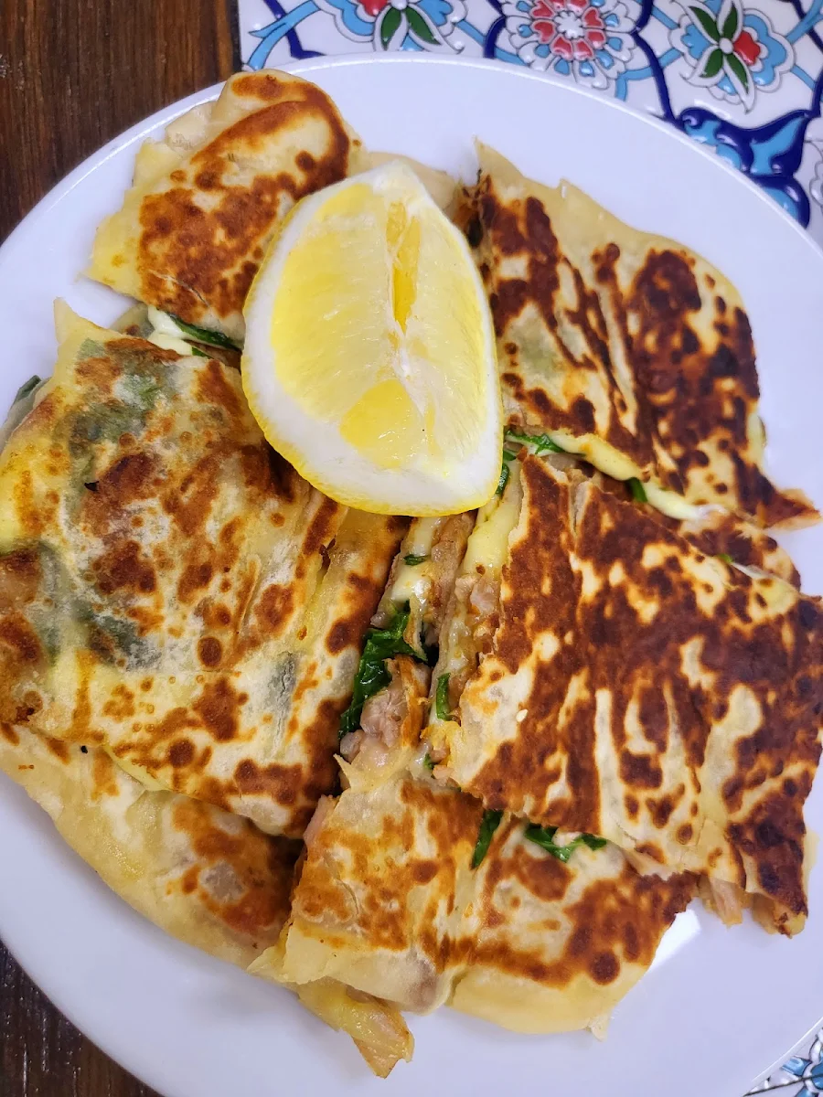 Chicken Spinach & Cheese Gozleme
