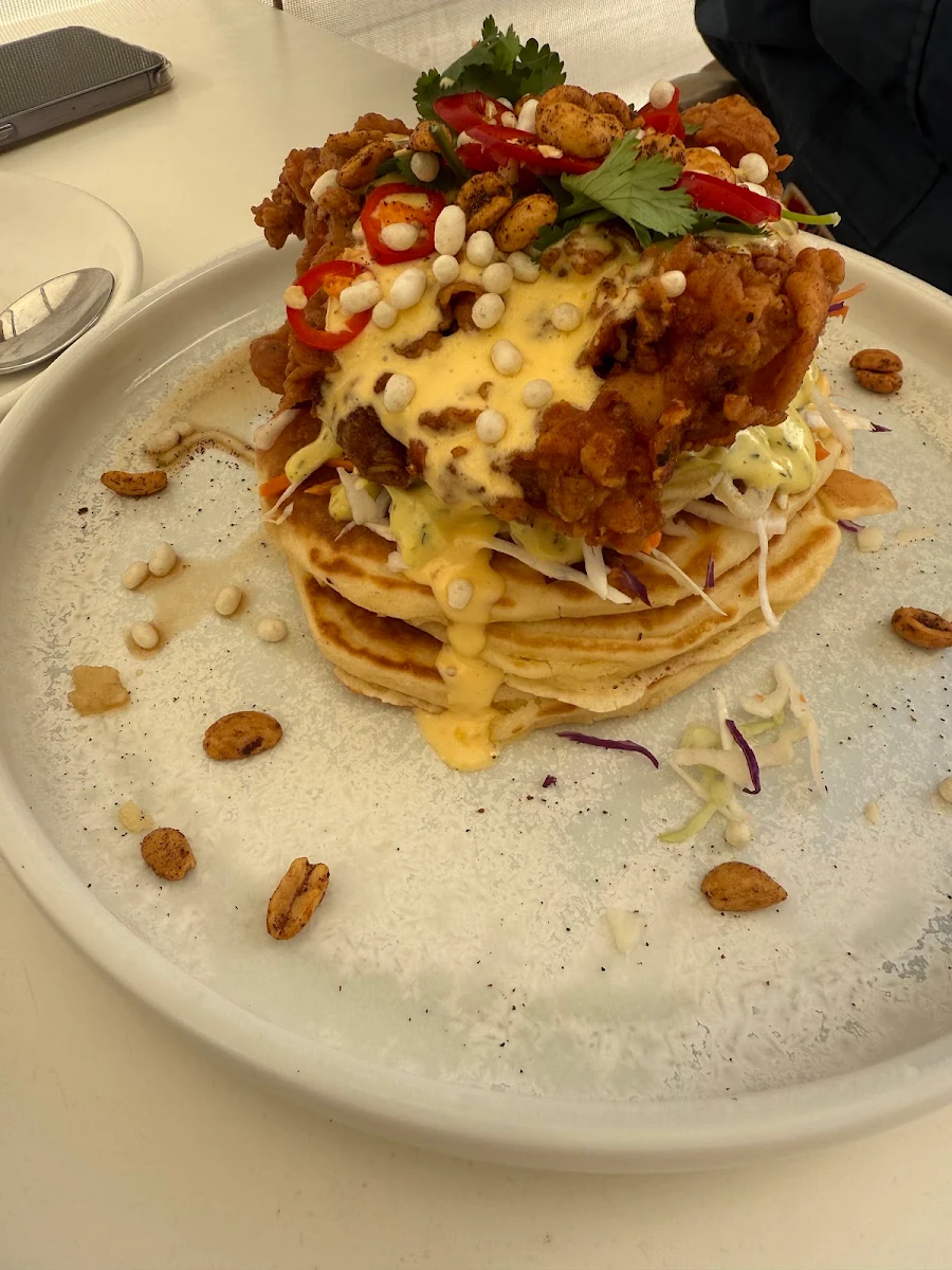 Crispy Chicken Stack, The Tribute Coffee and Kitchen