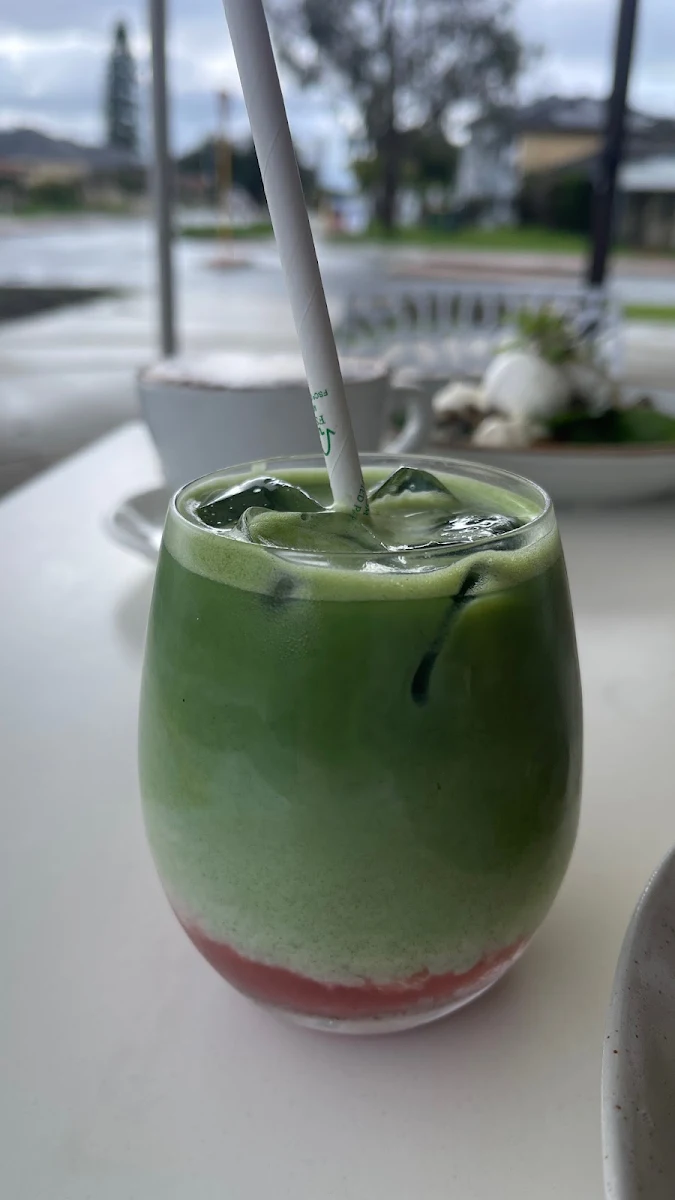 Strawberry Matcha, The Tribute Coffee and Kitchen