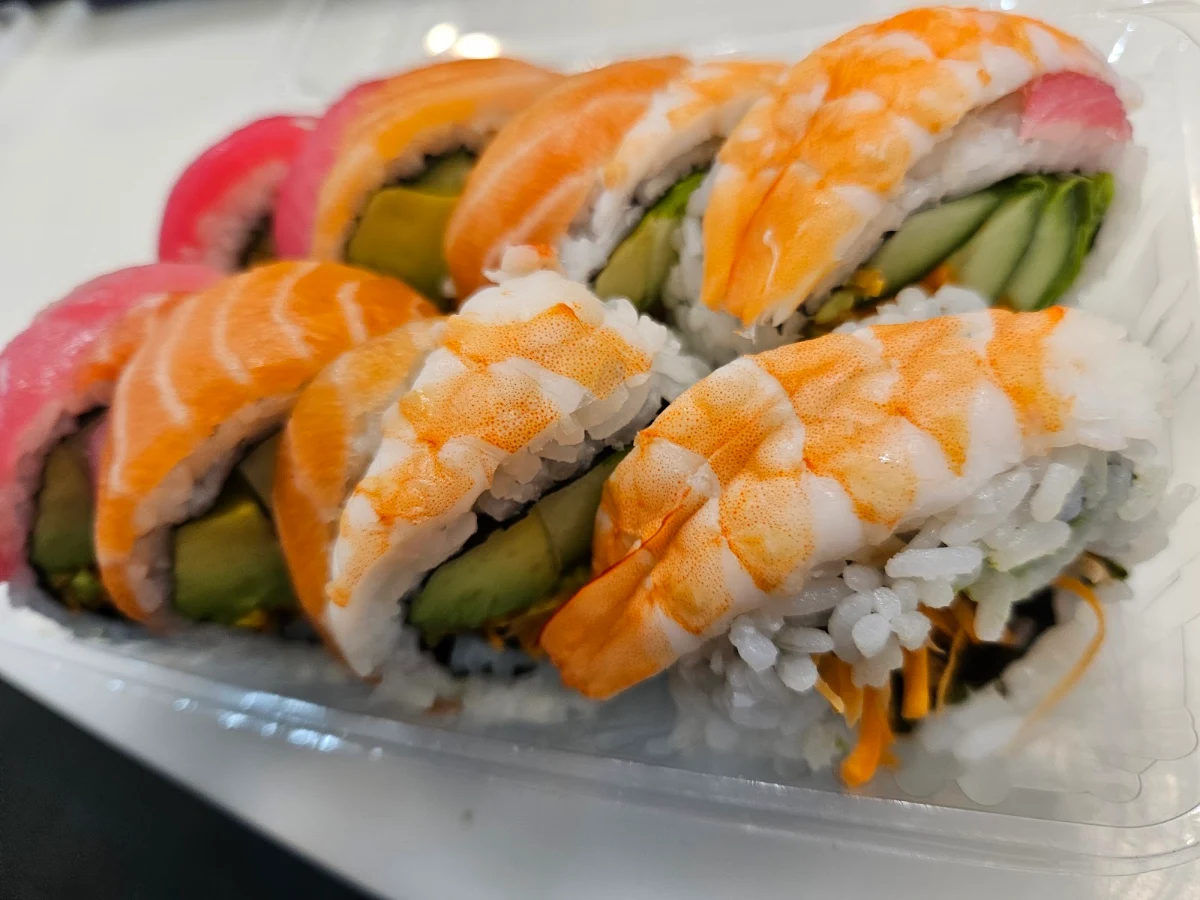 Rainbow Roll, Kanji Fresh Sushi Riverwood