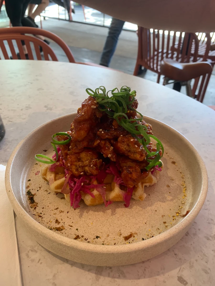 Crispy Waffle Chicken