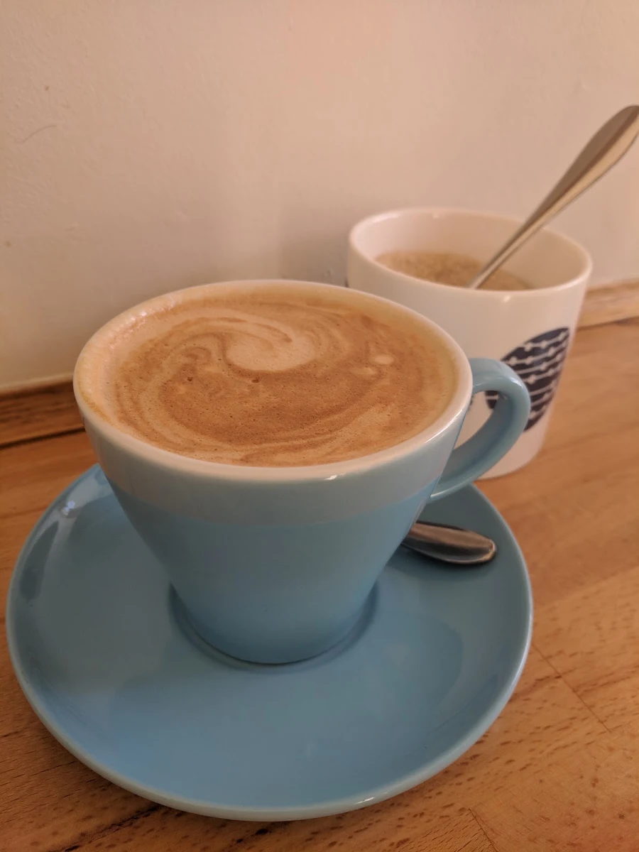 Soy Flat White, Top Notch Coffee