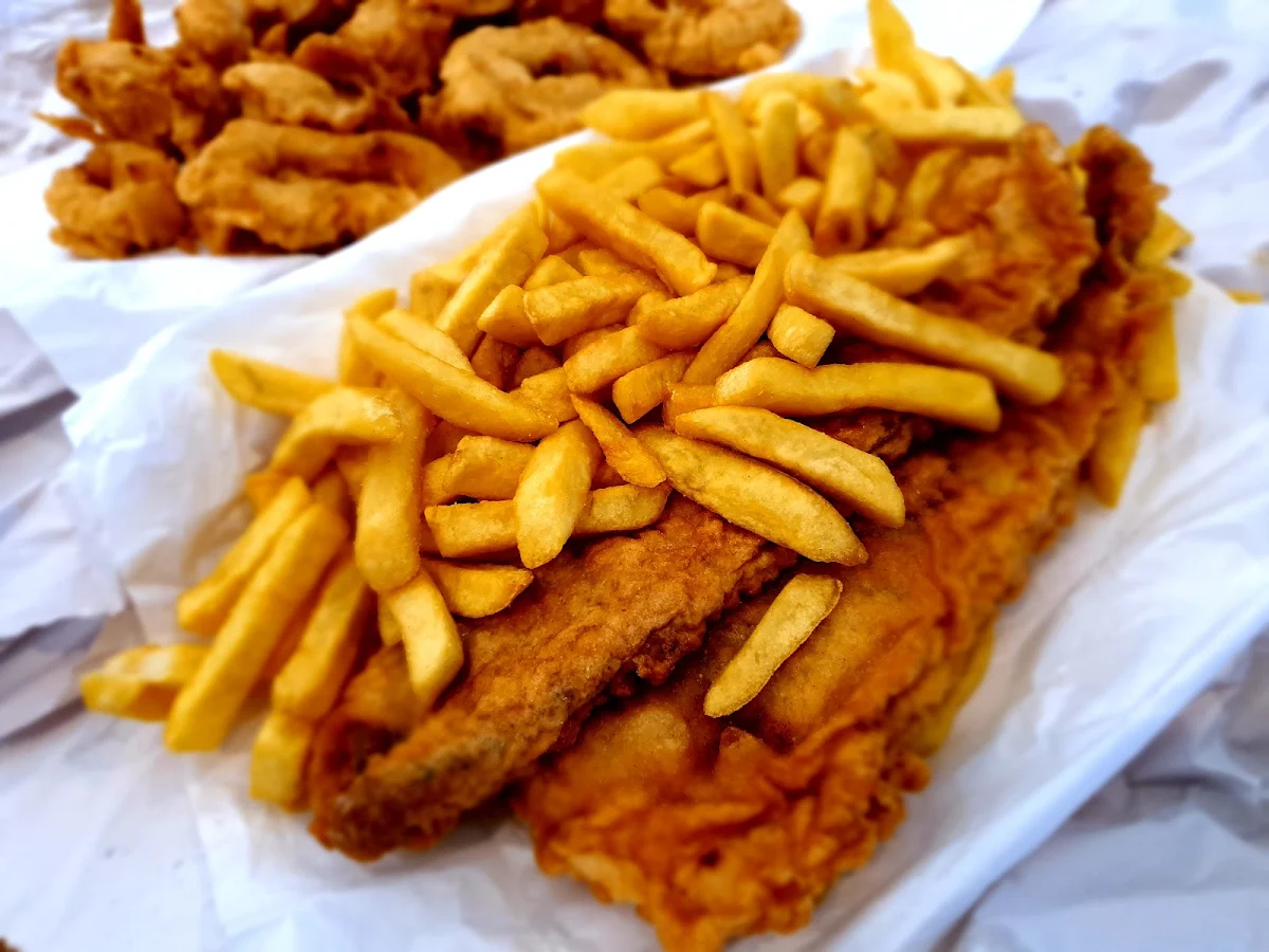 Fried Chips, The Couta Fish and Chips