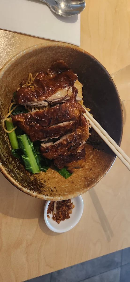 Duck and Egg Noodle Soup