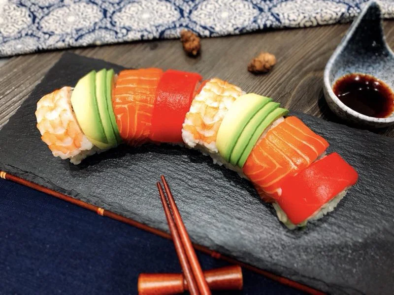 Rainbow Roll, Ajisai Sushi