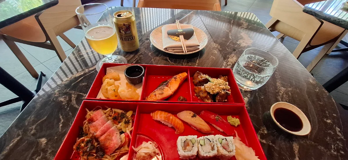 Bento with Salmon