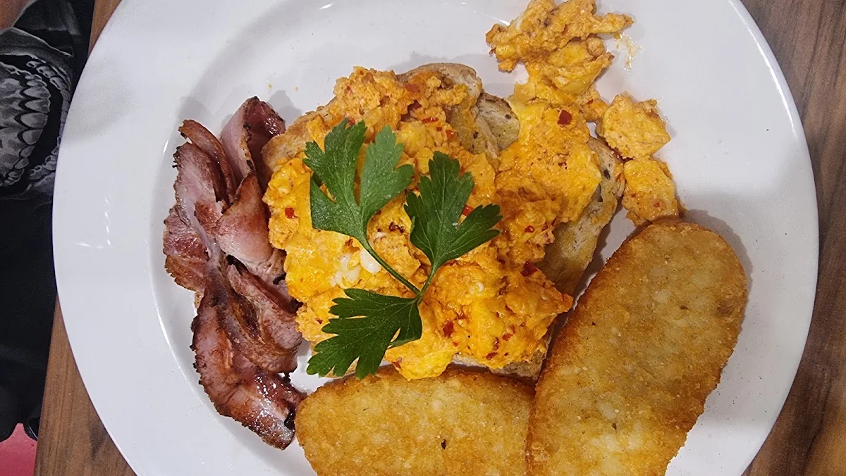 Chilli Scrambled Eggs, Red Relish Cafe