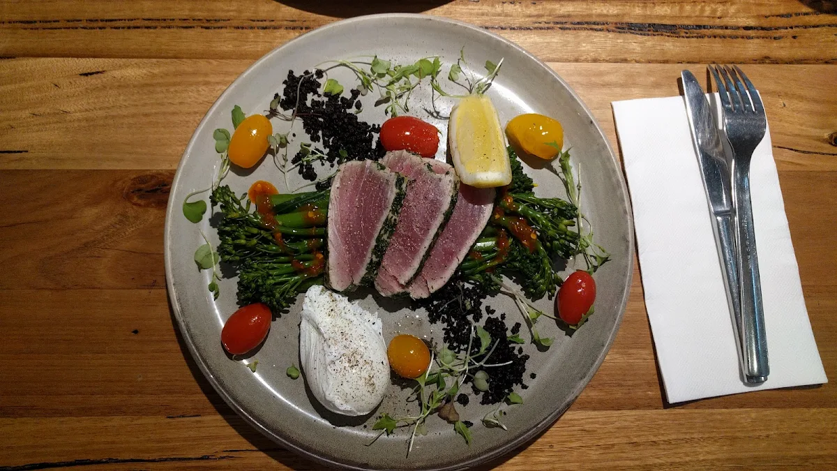 Seared Tuna, Code Black Coffee North Melbourne