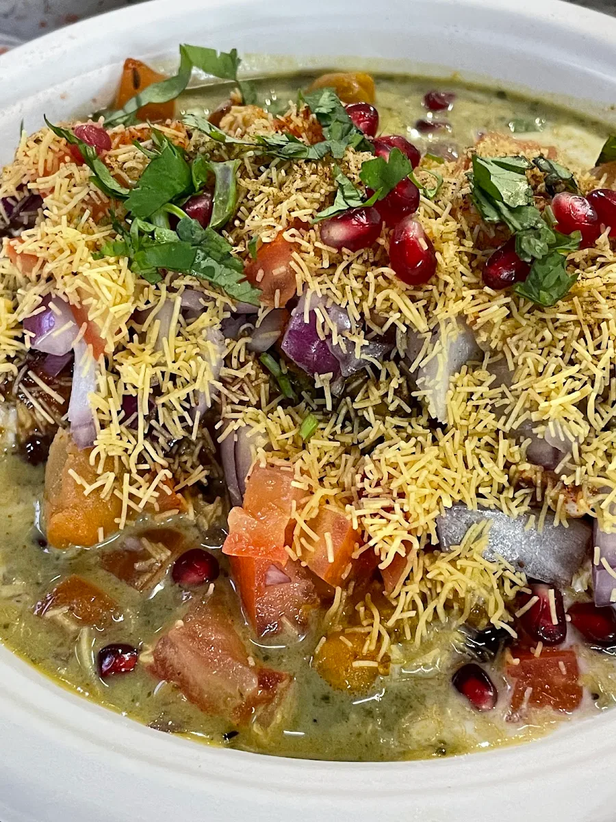 Samosa Chaat, Saffron Cuisine - Indian Restaurant & Function Centre, Woolloongabba