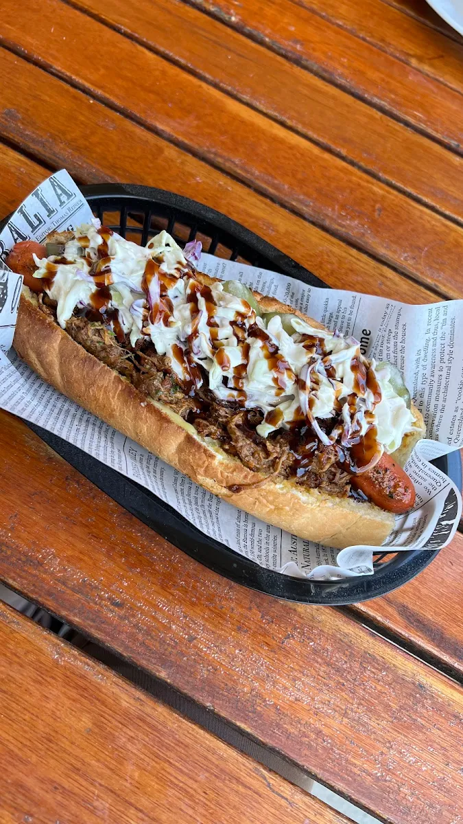 Pulled Pork Hot Dog