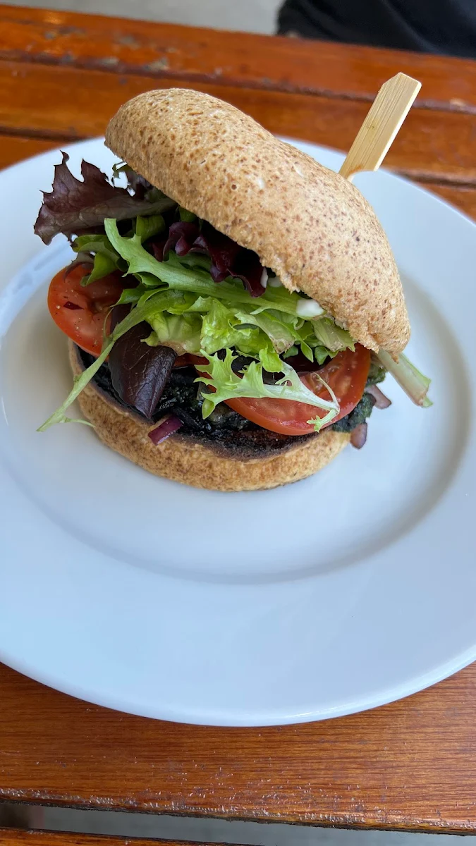 Vegan Mushroom Burger