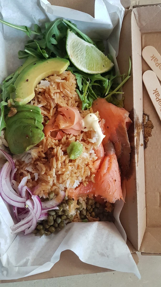 Deconstructed Salmon Sushi Box