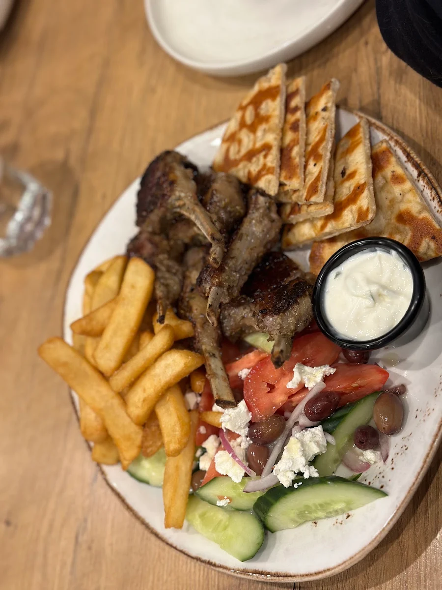 Greek Style Lamb Cutlets