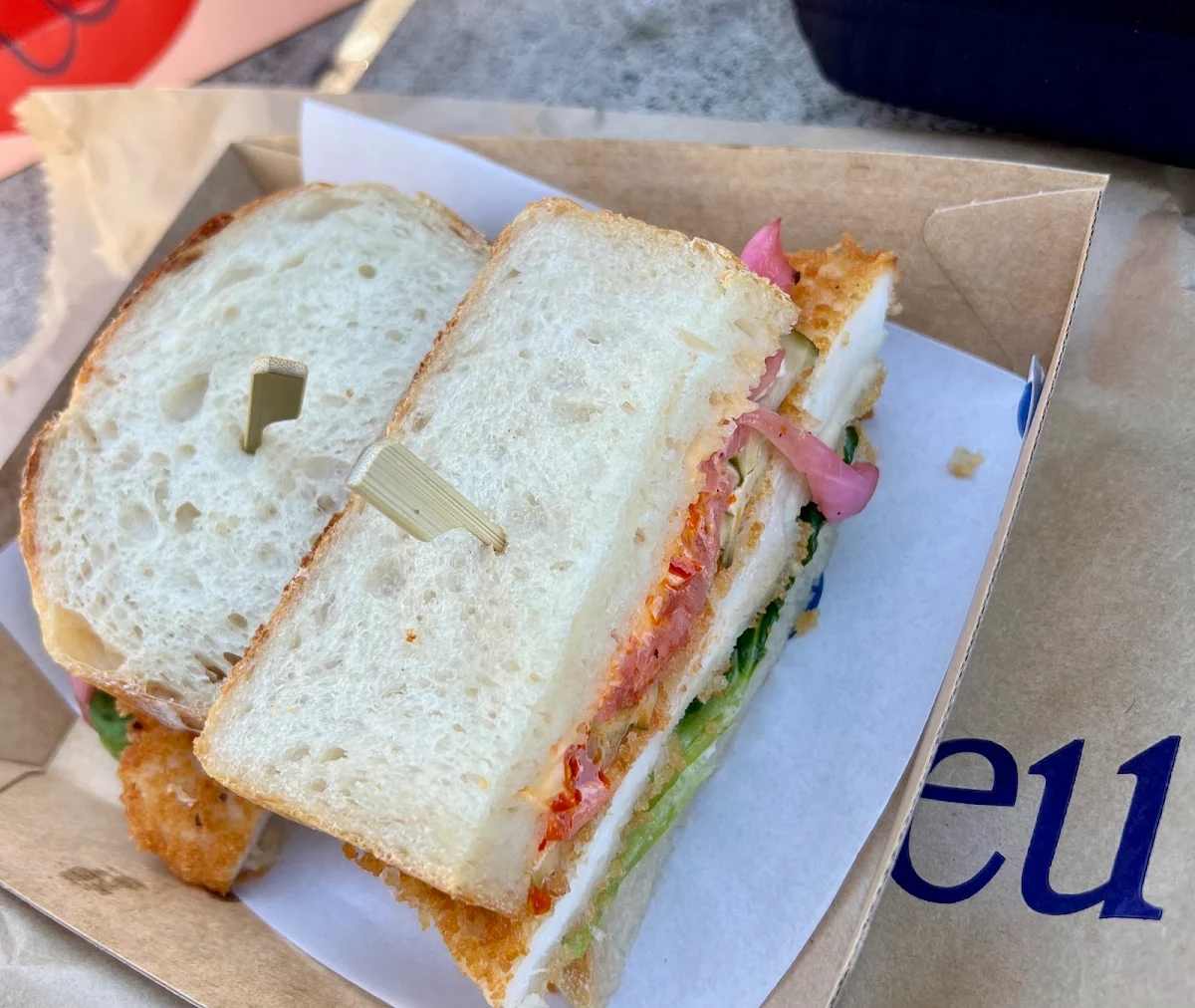 Chicken Schnitzel Sandwich
