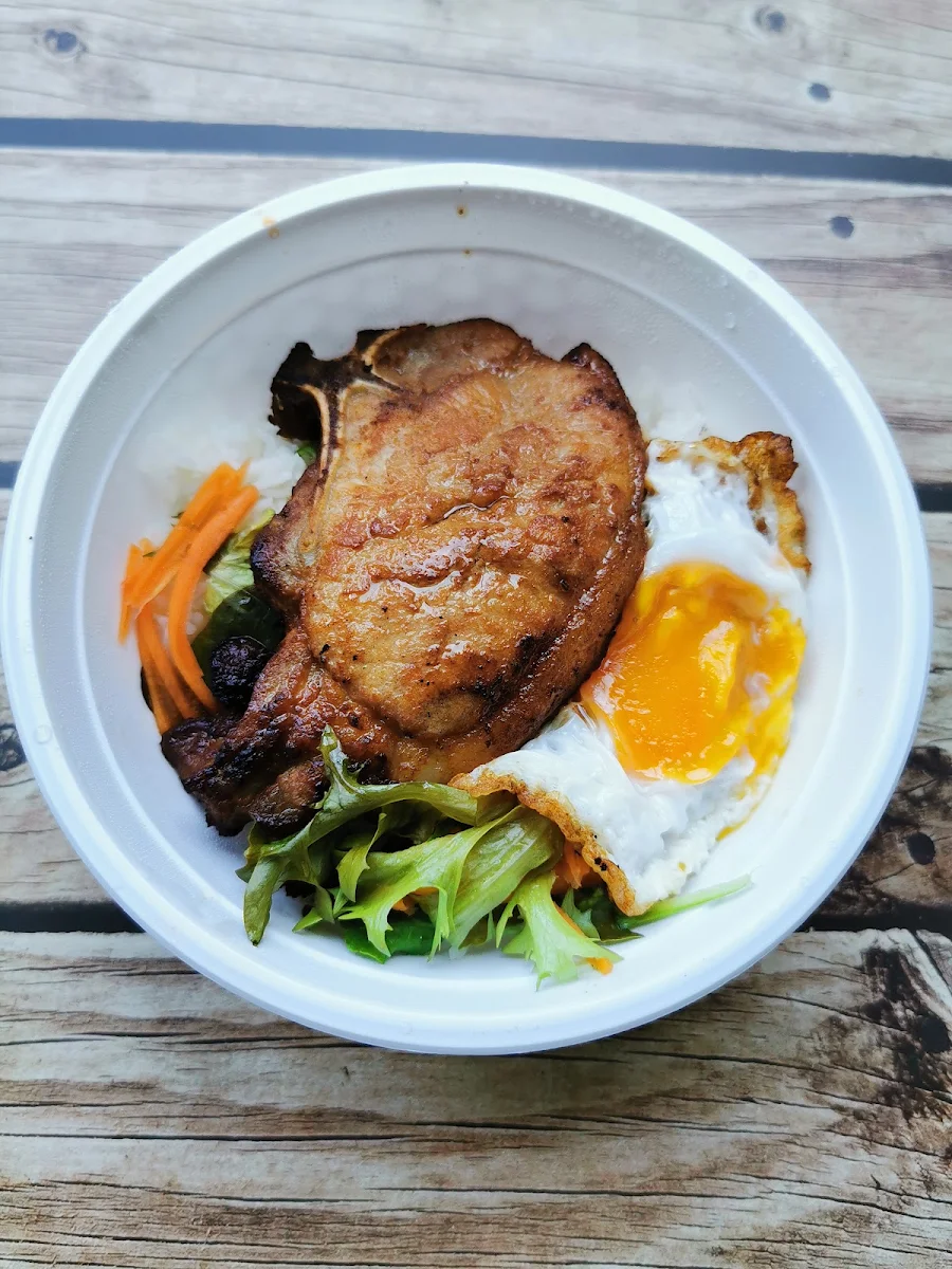 Grilled Pork & Egg