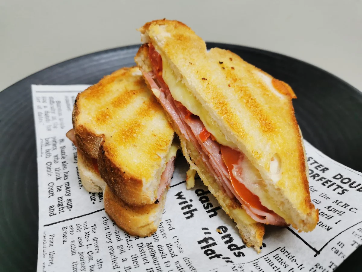 Ham Cheese and Tomato Toastie