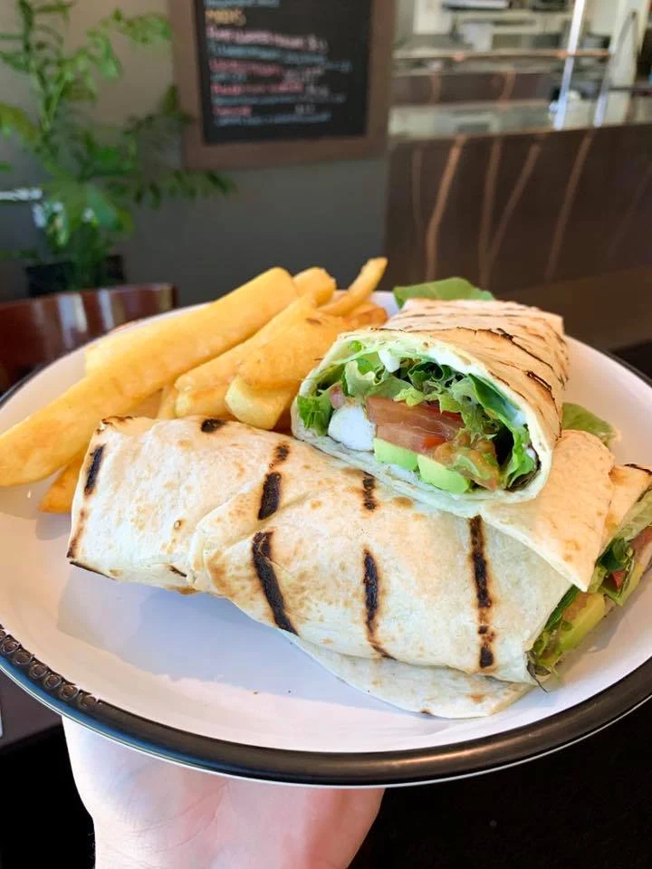 Chicken Caesar Wrap, The Edinburgh Castle Hotel