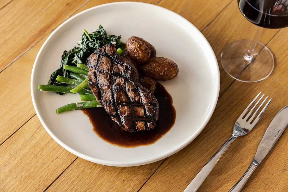 Roasted Yearly Grade Eye Fillet with Bone Marrow Jus