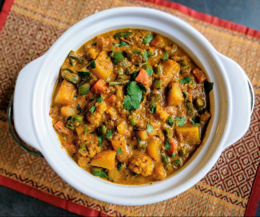 Mixed Vegetable Curry, Samir's Indian Kitchen