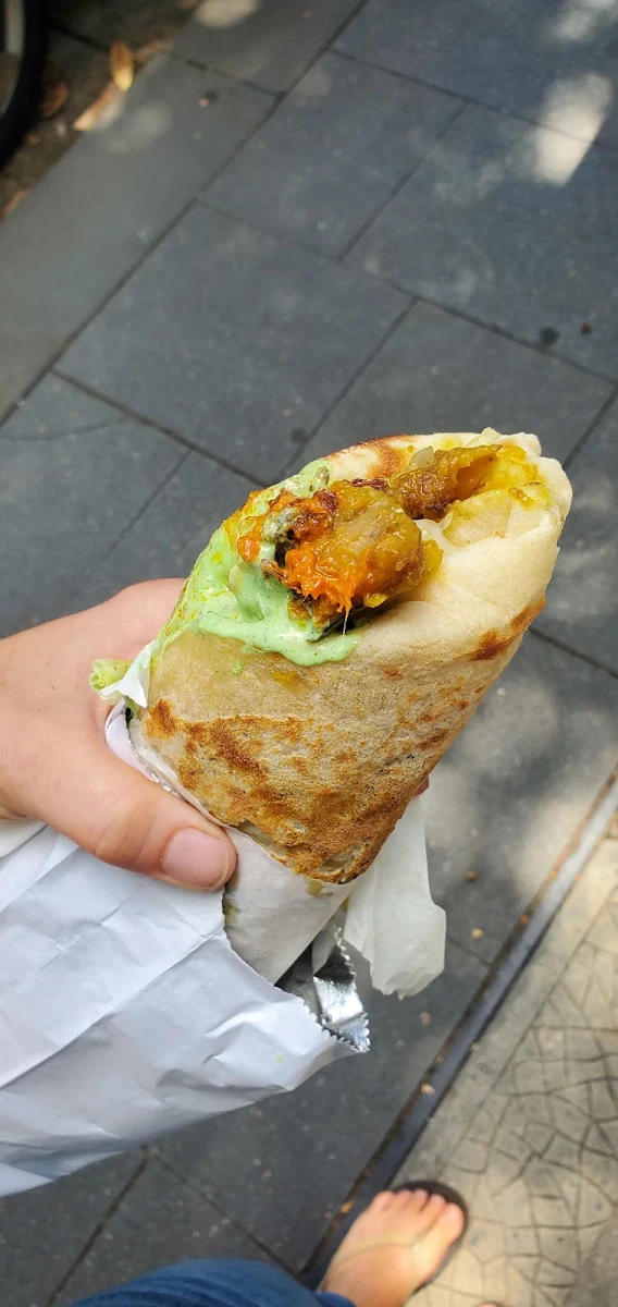 Veggie Wrap, Samir's Indian Kitchen