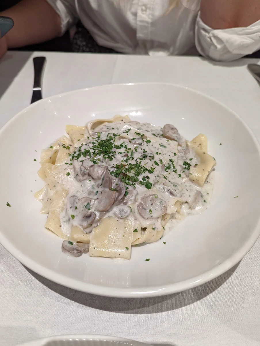 Pappardelle Funghi E Tartufo and Spaghetti Carbonara
