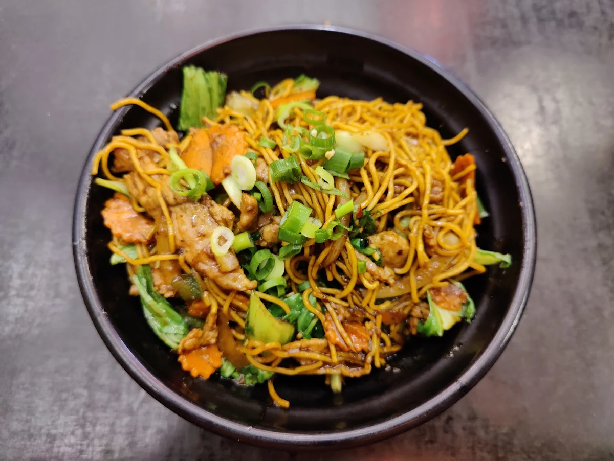 BBQ Pork Singapore Noodles