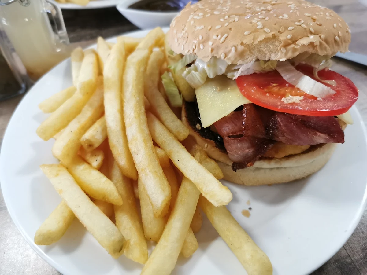 Imperial Chicken Burger with Pineapple