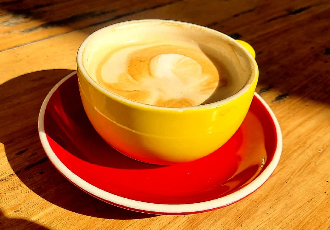 Large Flat White, Birds & Bees Café / Bar