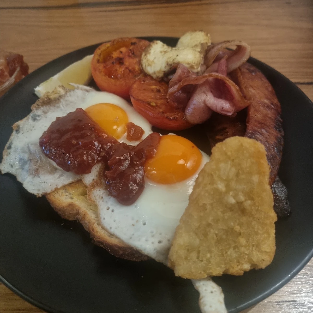 Big Fried Breakfast, Blue Dog Café.