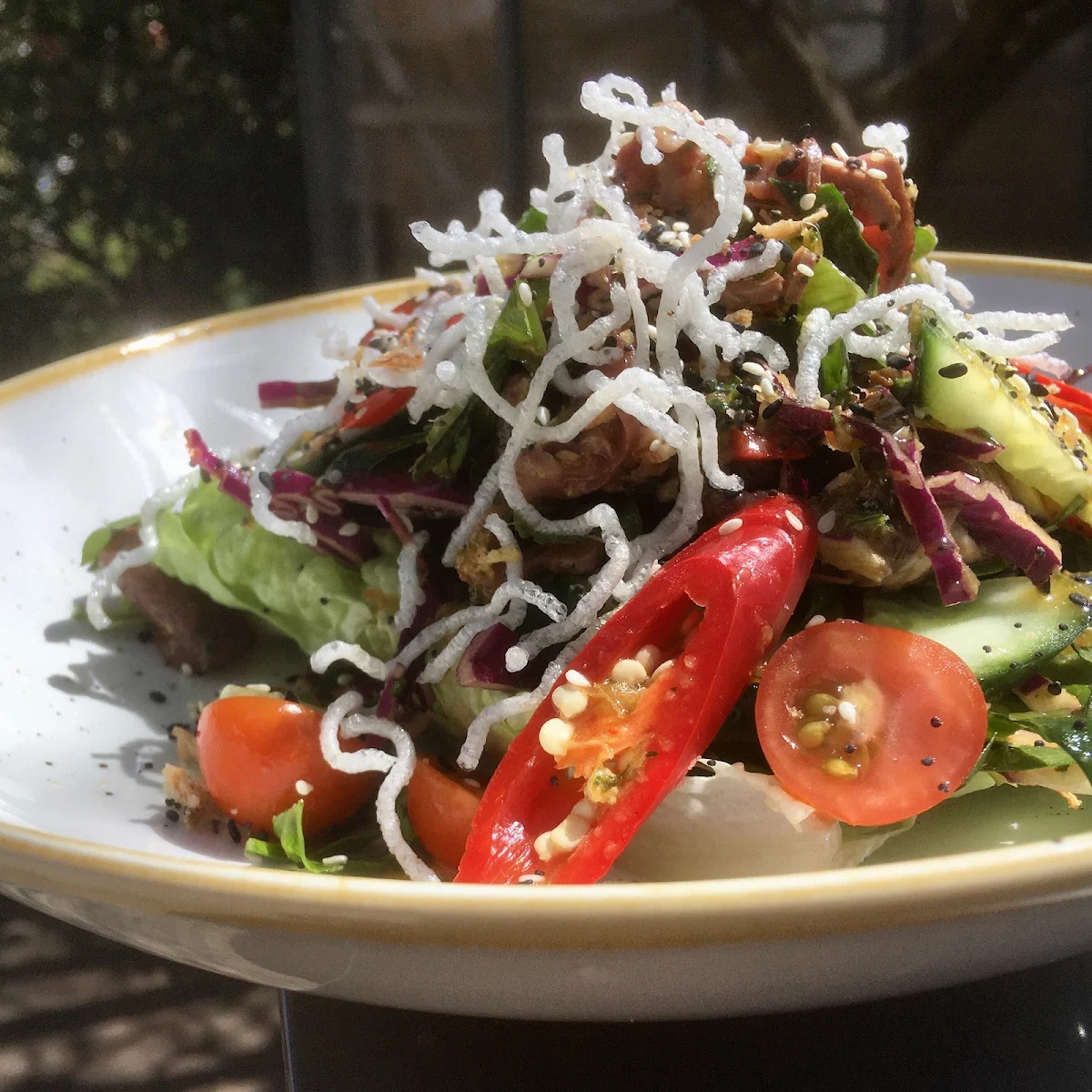 Fried Shallot Salad