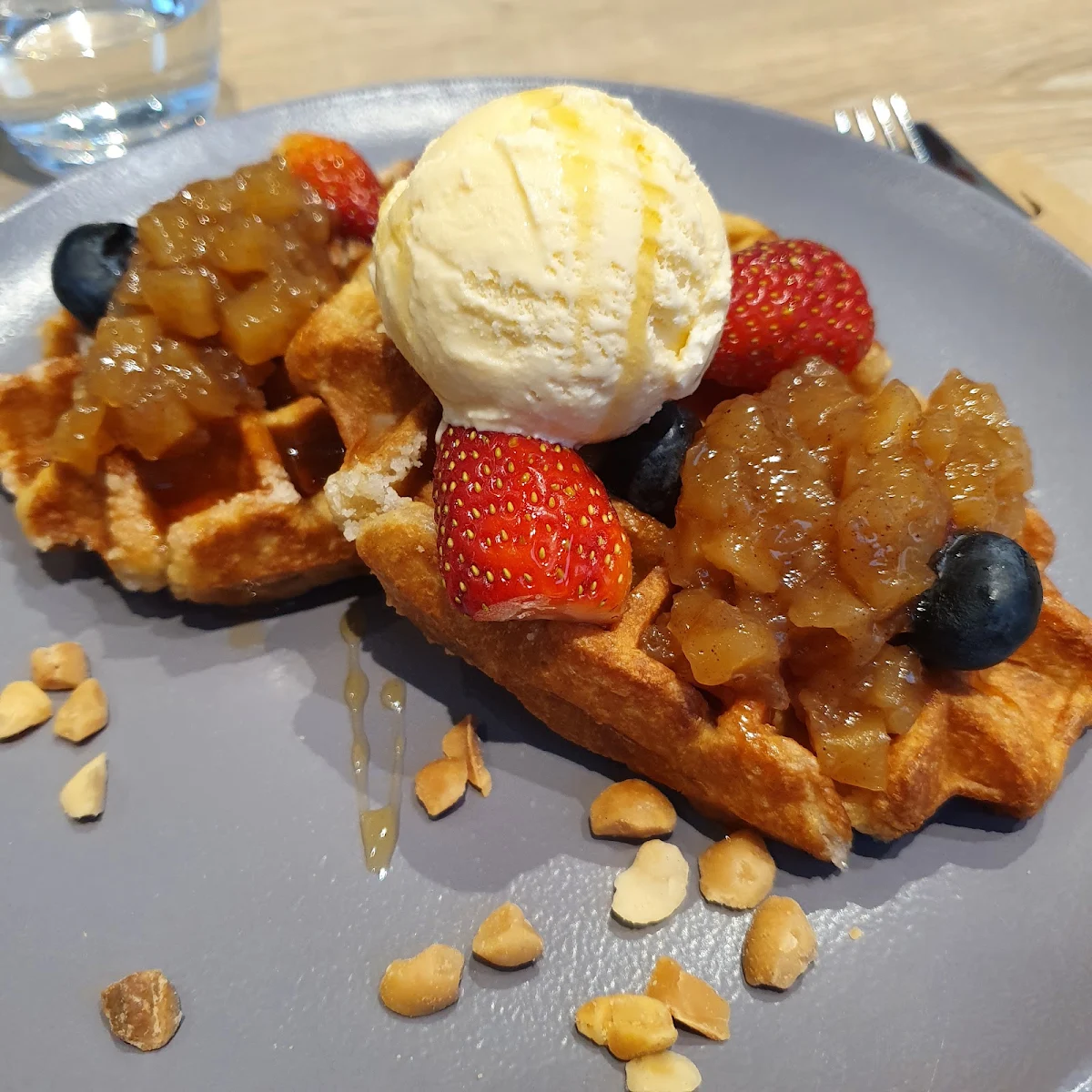Waffles, City View Café