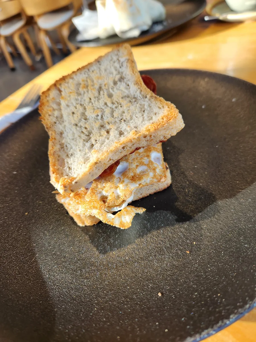 Egg and Bacon Roll