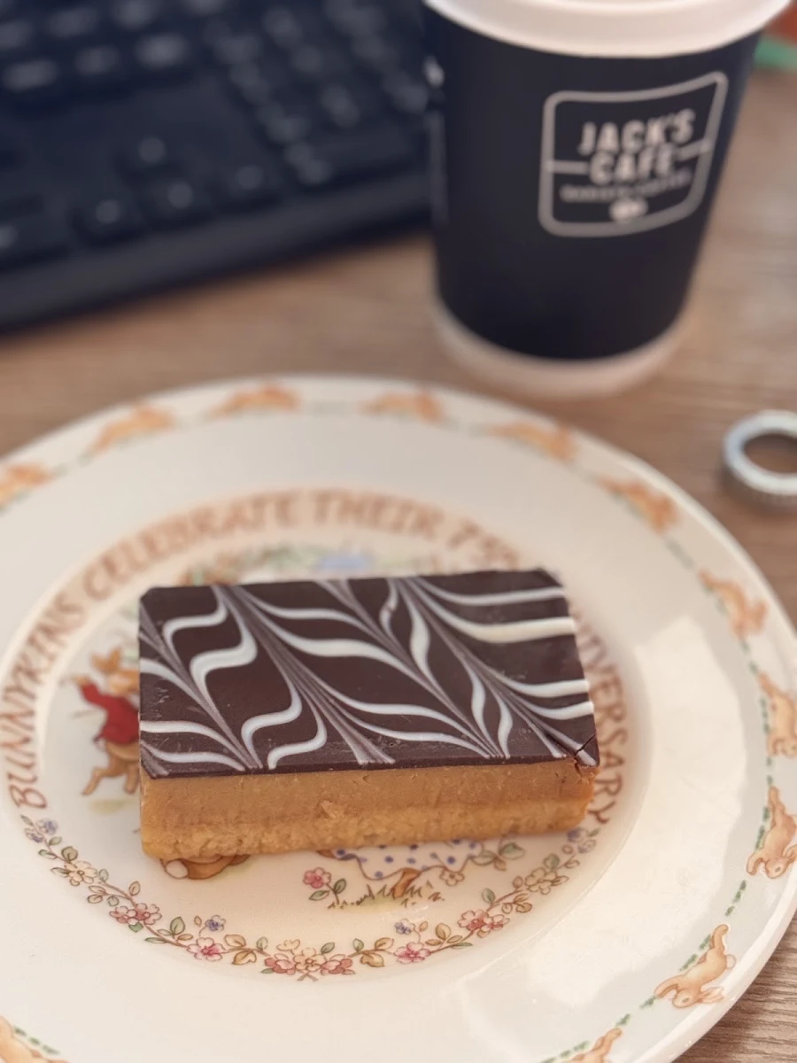 Caramel Slice of Cake
