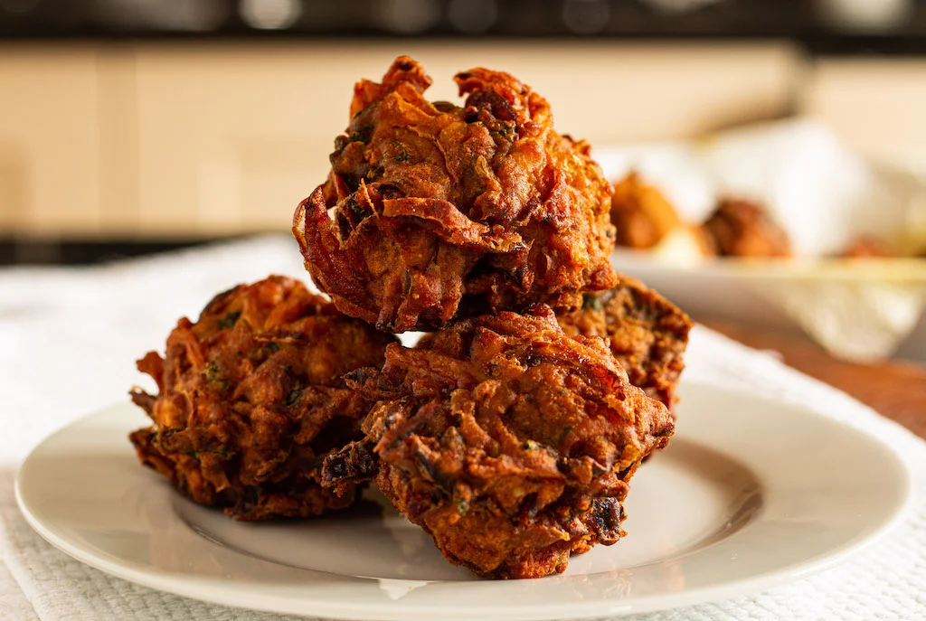 Onion Bhaji GF Veggie Vegan