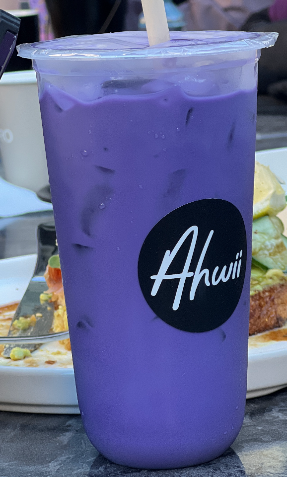 Iced Taro Latte