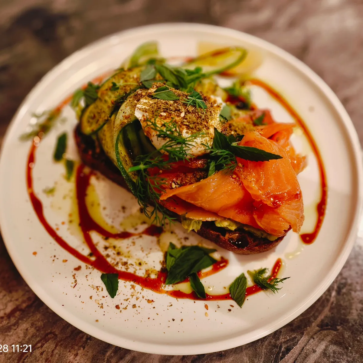 Smoked Salmon Kaak