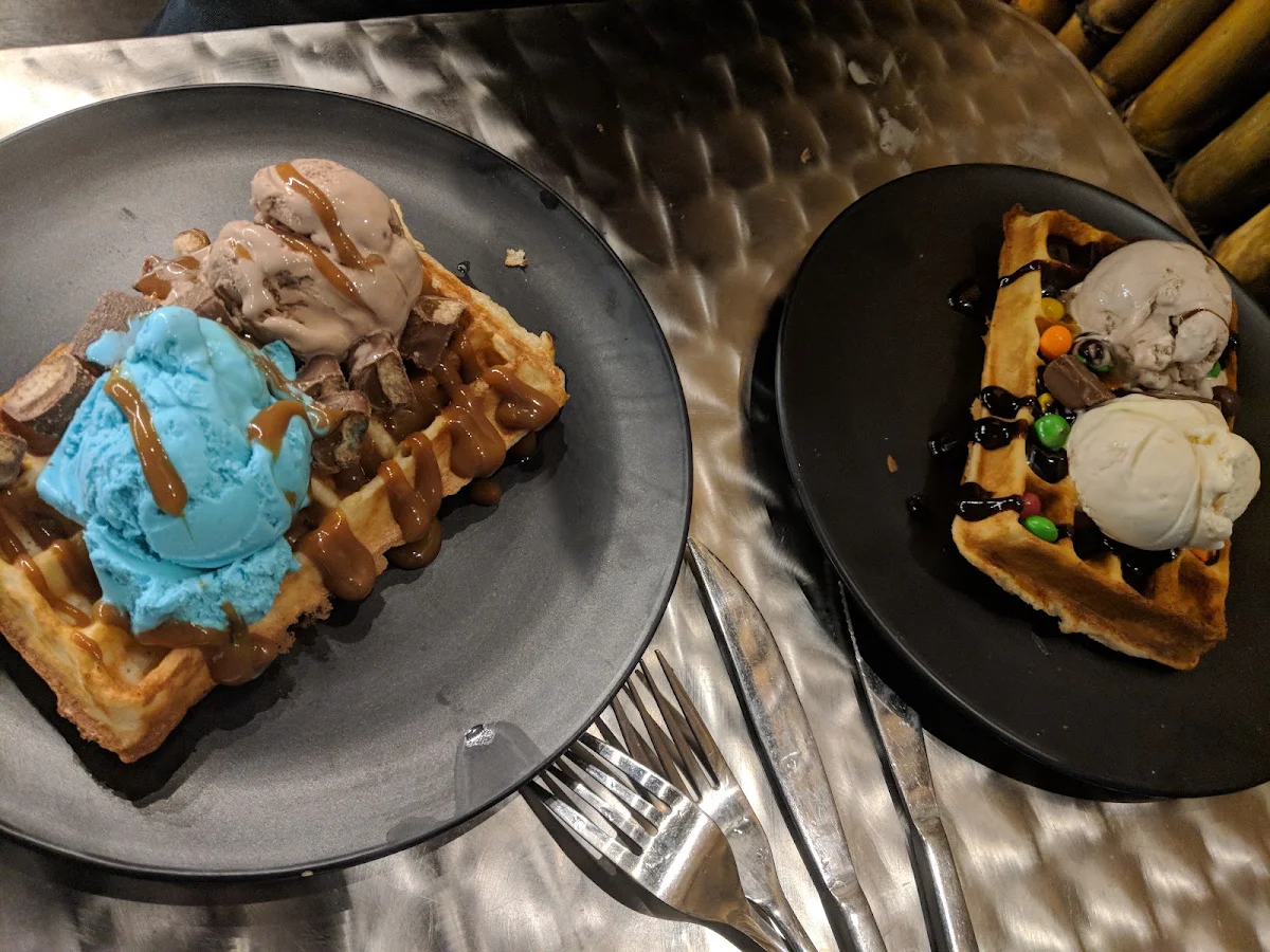 Waffles, Cold Rock Ice Creamery Geelong