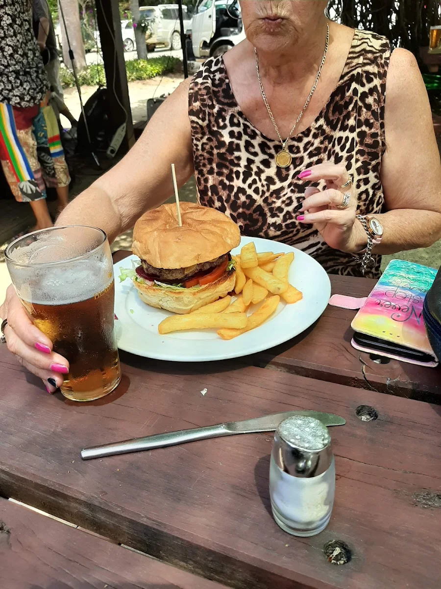 Hamburger and Fries