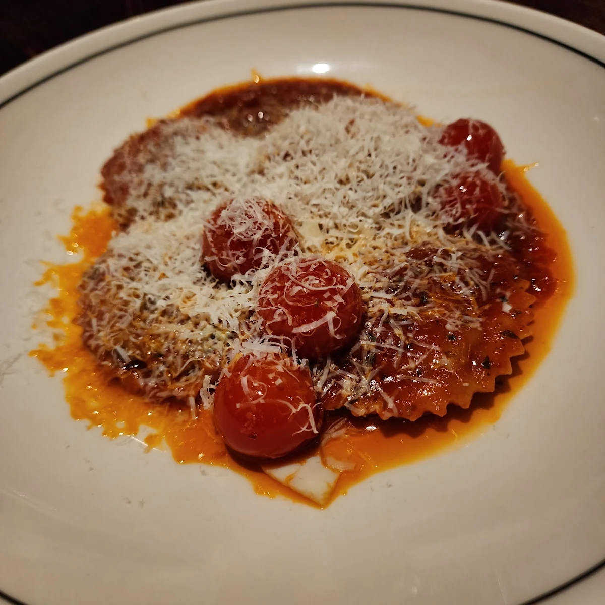 Ravioli, Chianti