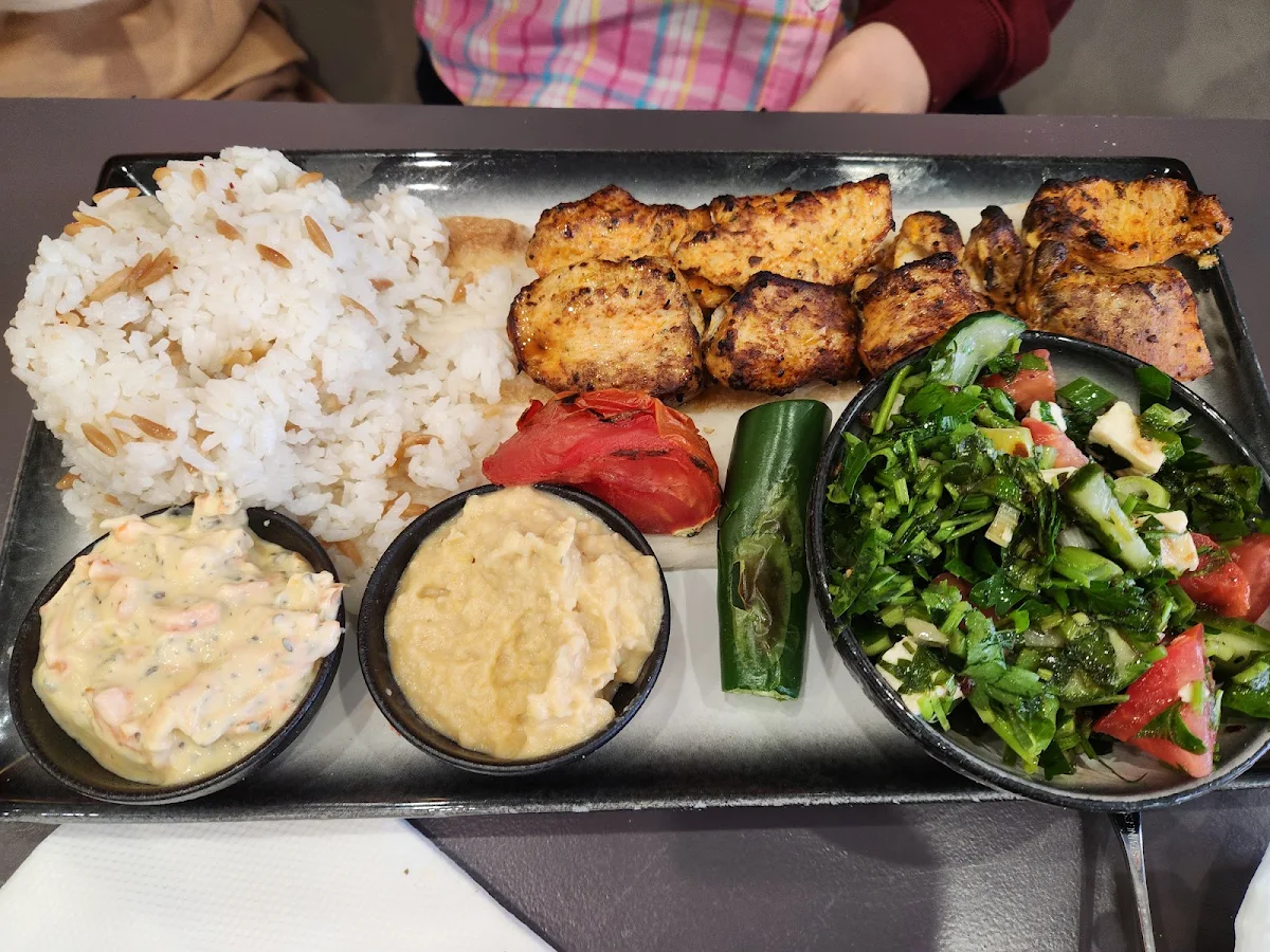 Chicken Shish Meal, 01 Kebab