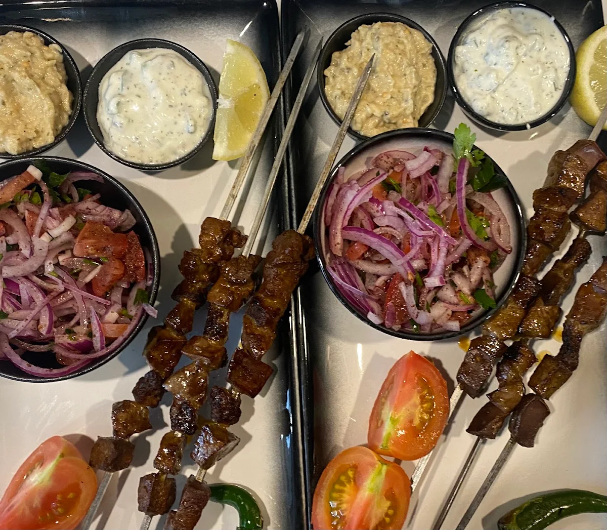 Lamb Shish Meal, 01 Kebab